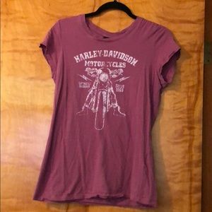Mauve Harley Davidson T-shirt
